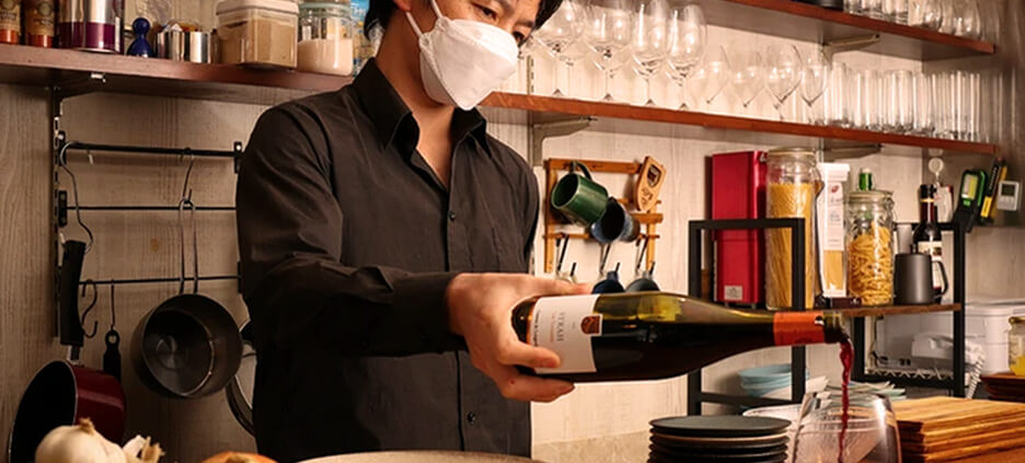 ワインと料理十六夜の月